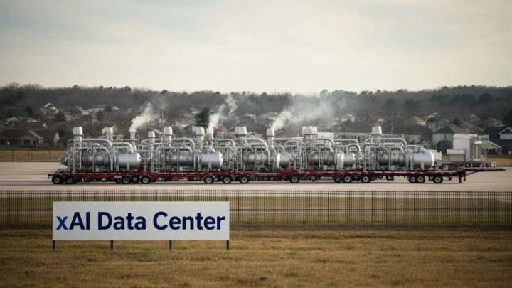 xAI de Musk opera 50 turbinas a gás sem fiscalização no Mississippi