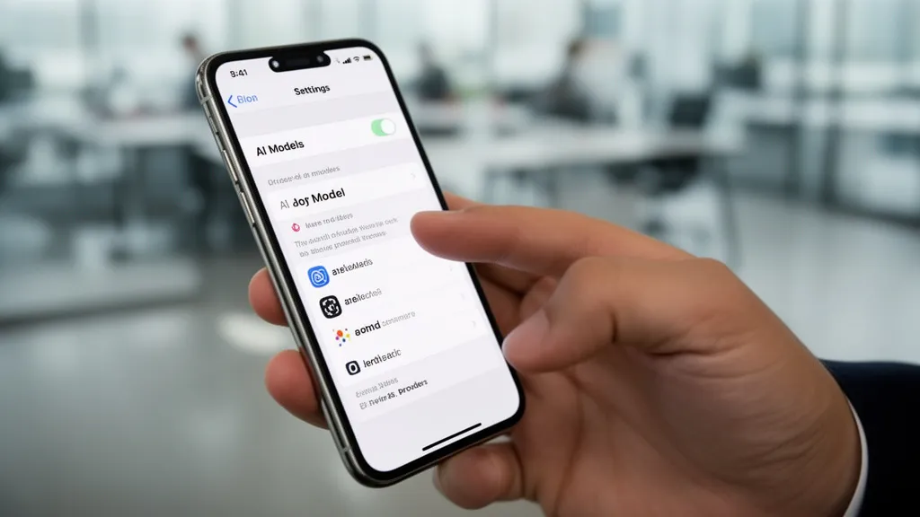 Apple Intelligence no iOS 27: Liberdade para escolher sua IA preferida