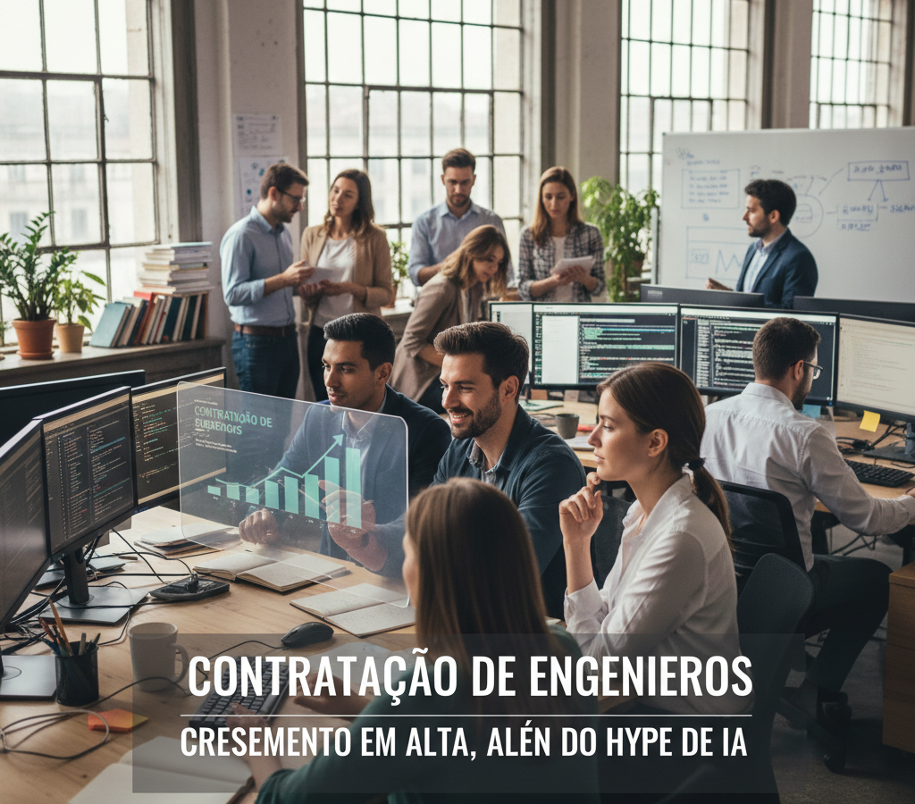 Engenheiros resistem ao hype de IA: dados mostram alta contratação