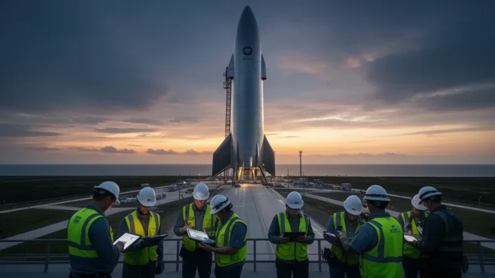 Ações da SpaceX caem abaixo do preço do IPO véspera da Starship